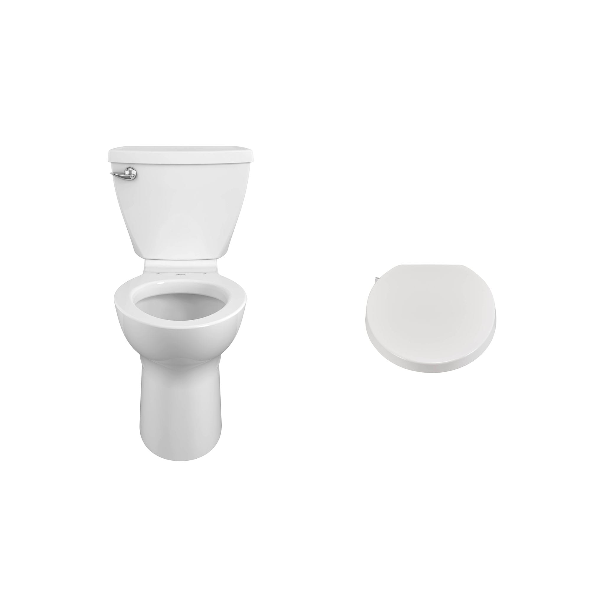 AquaWash® 1.0 Manual Bidet Seat and Cadet 3® Chair Height Elongated 1